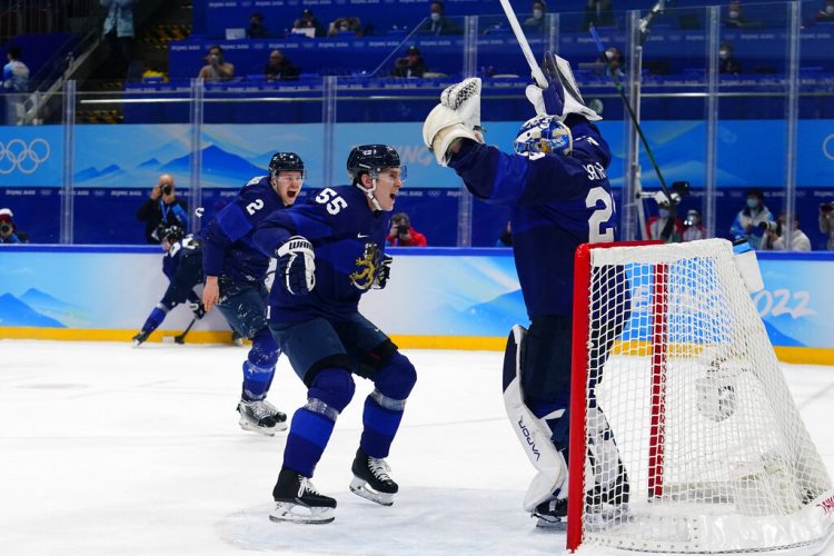 Finland beats Russians for its 1st Olympic hockey gold medal